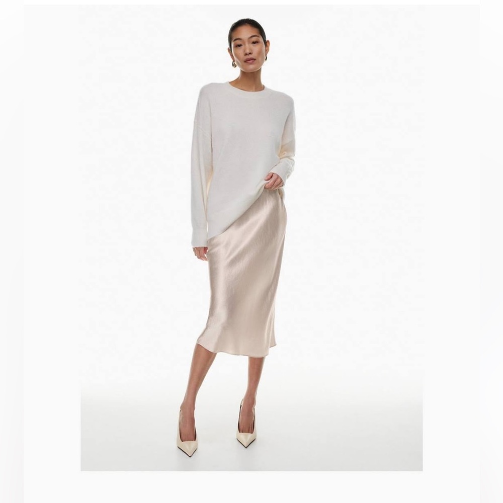 BABATON slip midi skirt
